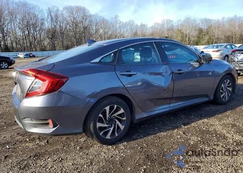 2018 Honda Civic Ex из США, поврежденный, VIN 2HGFC2F75JH576344
